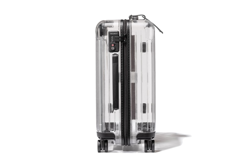 오프 화이트 버질 아블로 리모와 투명 트렁크 캐리어 러기지 슈트케이스 2018 off white virgil abloh rimowa transparent polycarbonate suitcase