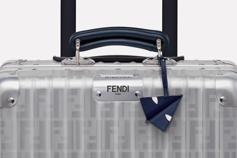 리모와 x 펜디 알루미늄 기내용 캐리어 rimowa fendi red blue aluminum cabin trolley 2018