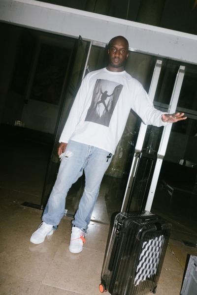 오프 화이트 버질 아블로 리모와 투명 트렁크 캐리어 러기지 슈트케이스 2018 off white virgil abloh rimowa transparent polycarbonate suitcase