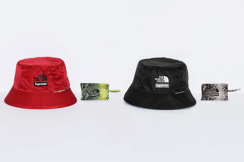 슈프림 x 노스페이스 뱀피 무늬 컬렉션 2018 supreme north face snakeskin print 봄 spring