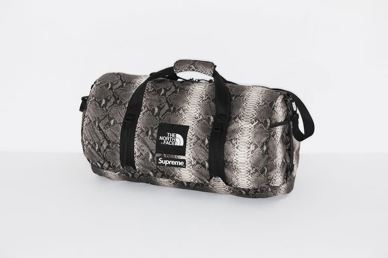 슈프림 x 노스페이스 뱀피 무늬 컬렉션 2018 supreme north face snakeskin print 봄 spring