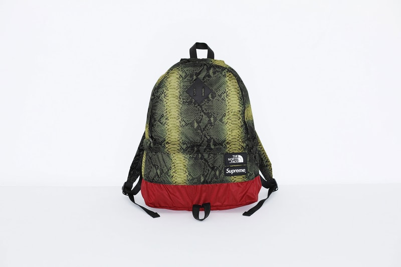 슈프림 x 노스페이스 뱀피 무늬 컬렉션 2018 supreme north face snakeskin print 봄 spring