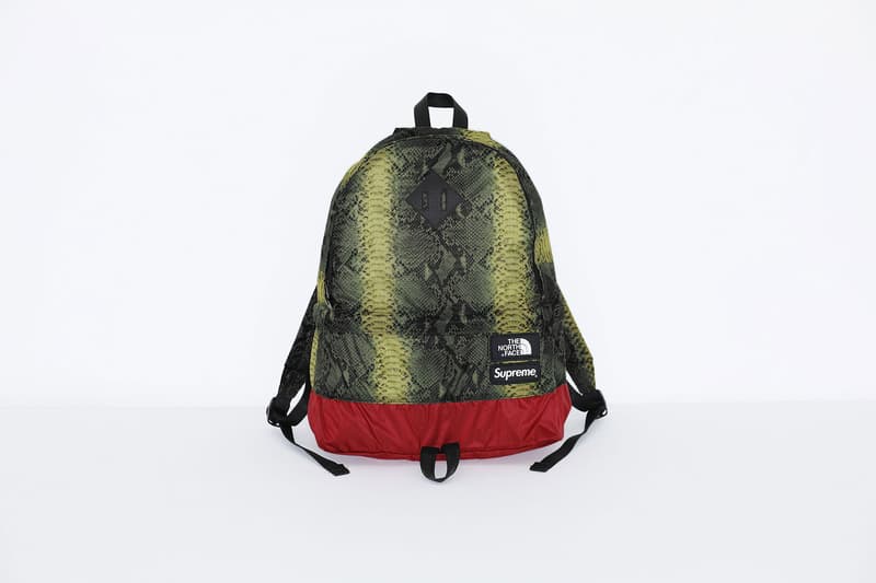 슈프림 x 노스페이스 뱀피 무늬 컬렉션 2018 supreme north face snakeskin print 봄 spring
