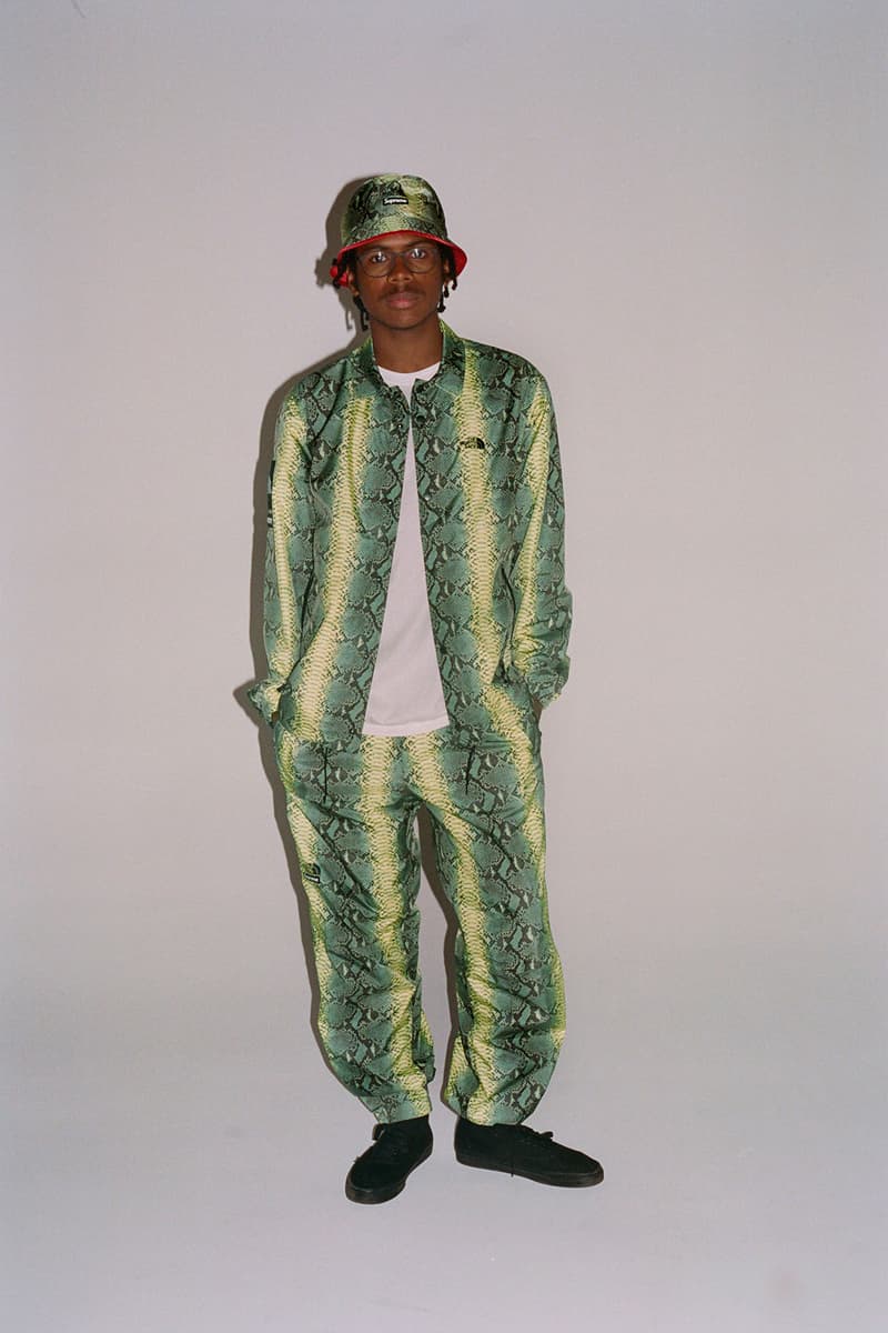 슈프림 x 노스페이스 뱀피 무늬 컬렉션 2018 supreme north face snakeskin print 봄 spring
