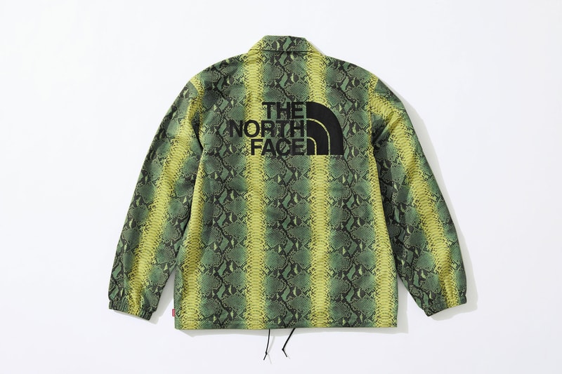슈프림 x 노스페이스 뱀피 무늬 컬렉션 2018 supreme north face snakeskin print 봄 spring