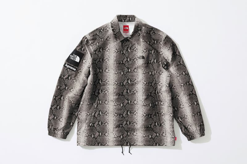 슈프림 x 노스페이스 뱀피 무늬 컬렉션 2018 supreme north face snakeskin print 봄 spring