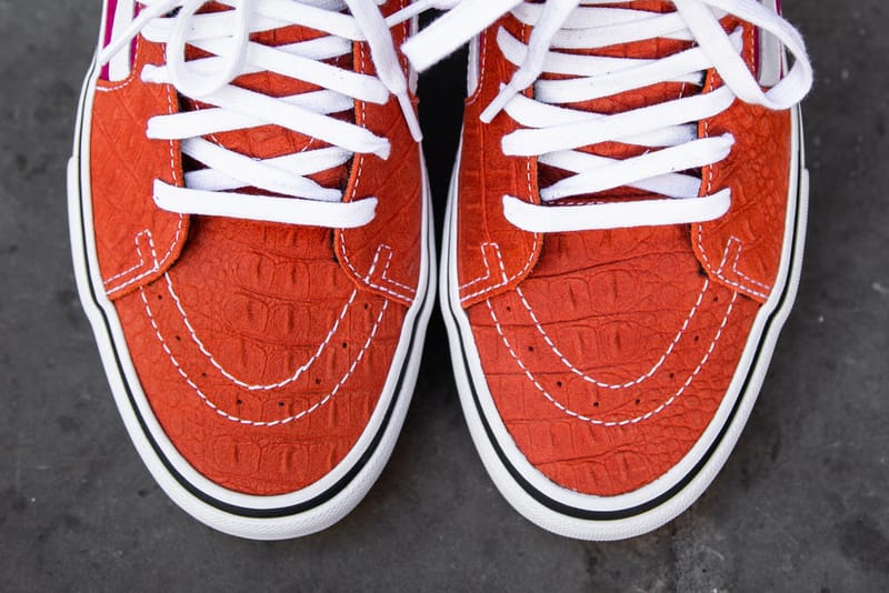 슈프림 x 반스 ‘램핀’ & ‘스케이트 미드’ 상세 사진