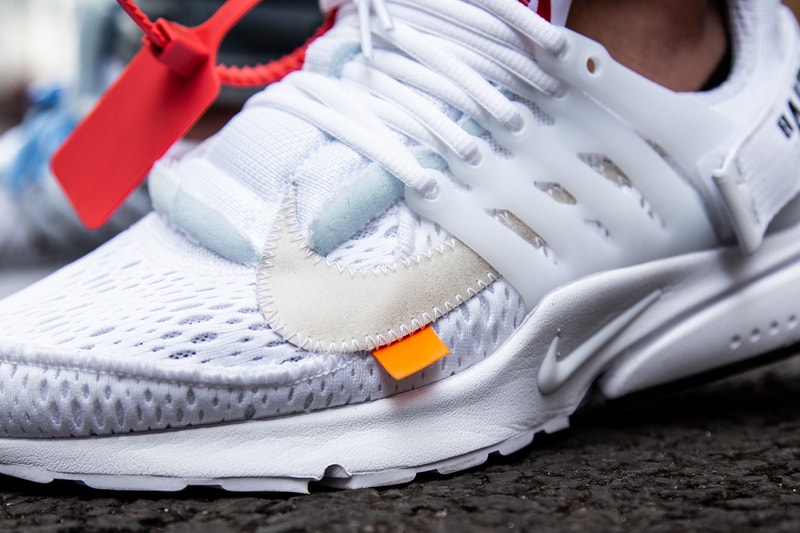 버질 아블로 나이키 에어 프레스토 화이트 착용 후기 2018 virgil abloh nike air presto white on foot