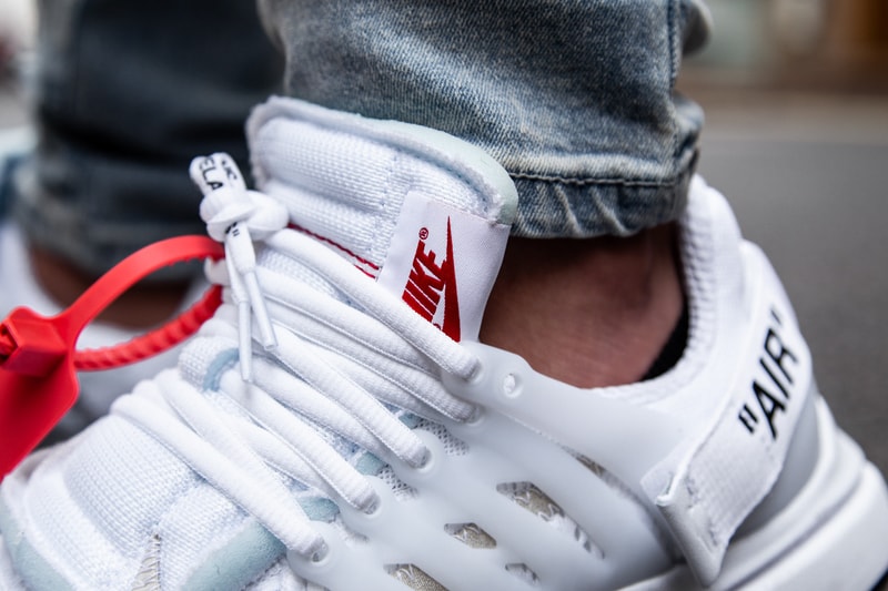 버질 아블로 나이키 에어 프레스토 화이트 착용 후기 2018 virgil abloh nike air presto white on foot