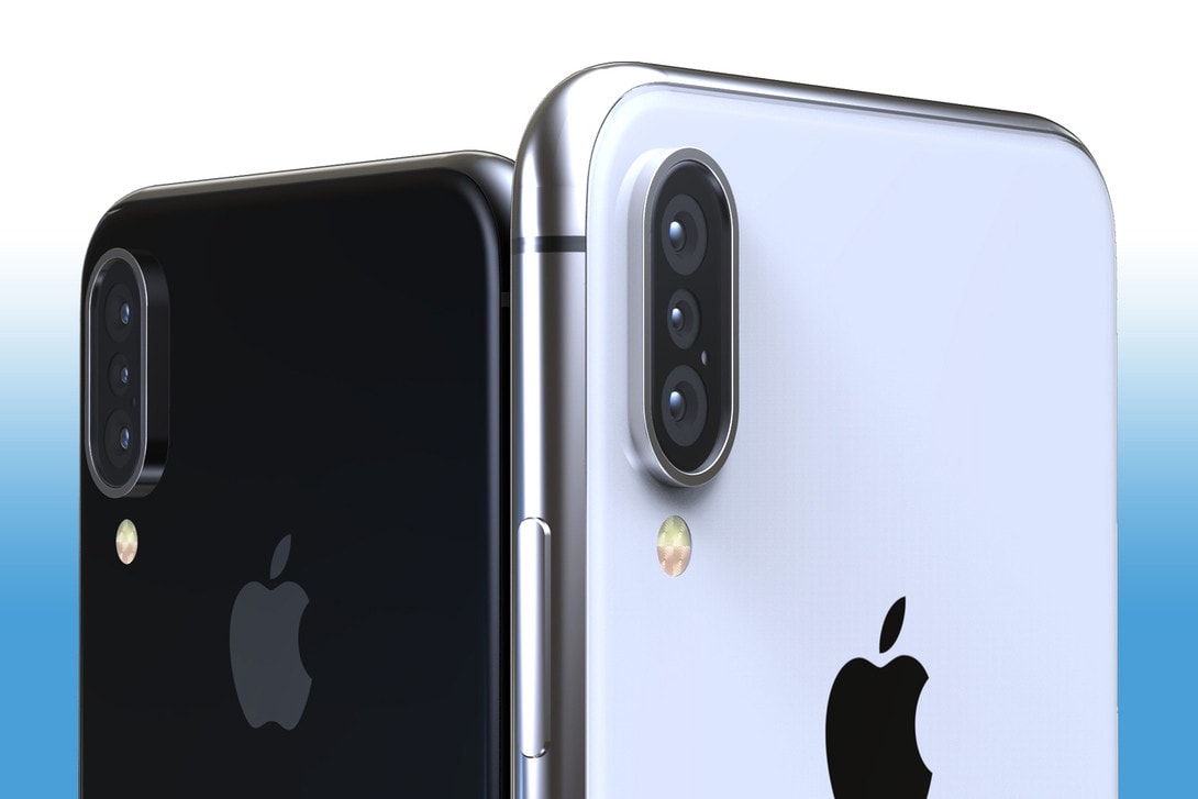 아이폰 X 플러스 후방 카메라 트리플 렌즈 아이폰 9 듀얼 SIM 2018