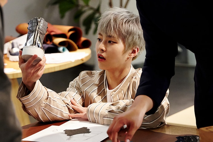 EXO 첸백시가 디자인한 커스텀 스니커 한정판