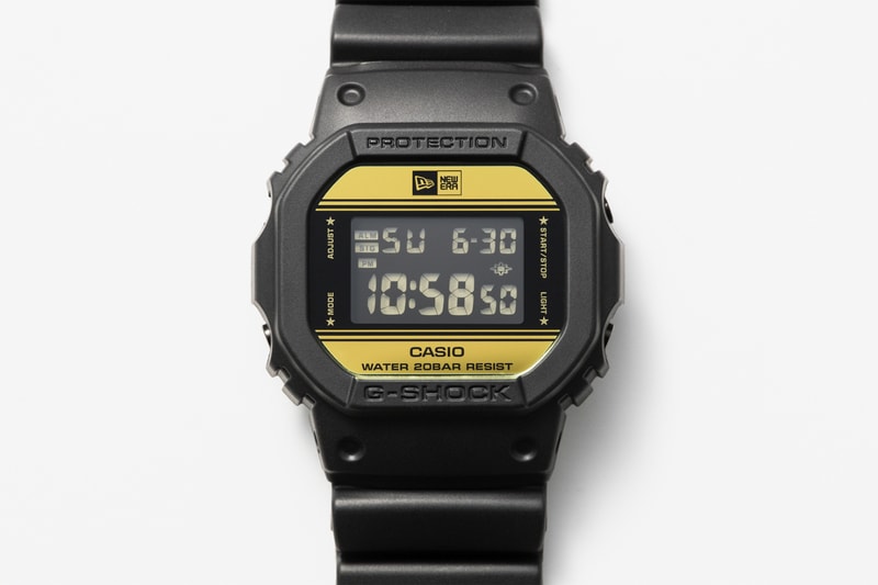 뉴에라 x 지샥 35주년 기념 DW-5600 시계 협업 2018 59FIFTY
