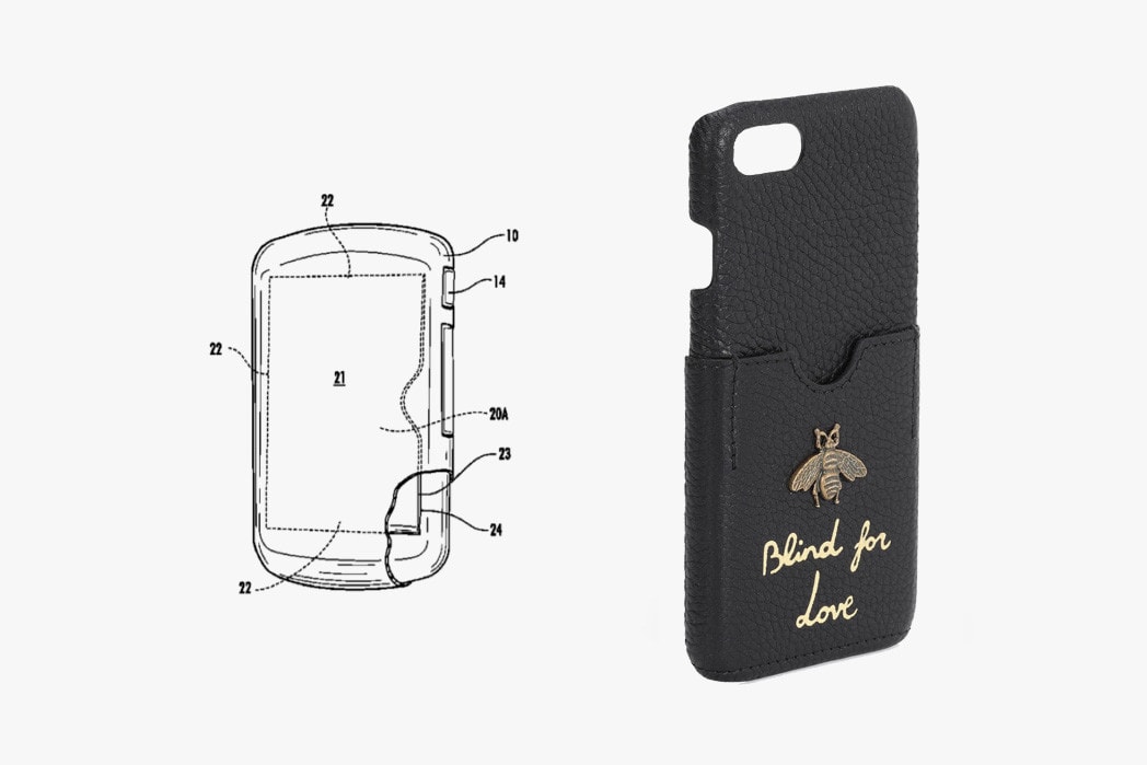 구찌, 아이폰 케이스 디자인 특허 침해로 소송에 휘말리다