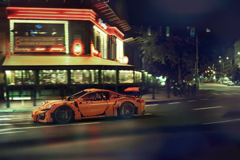 실사 크기 레고 포르쉐 GT3 스포츠카