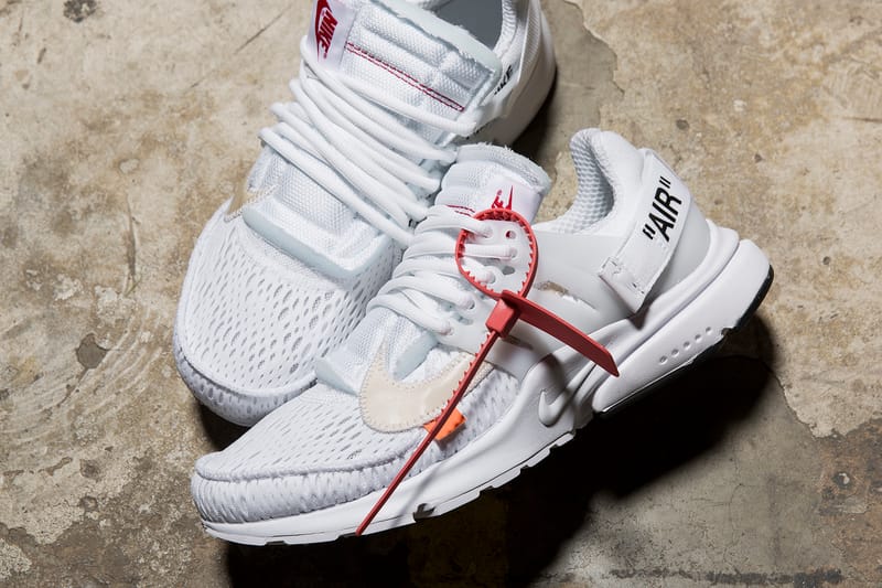 오프 화이트 x 나이키 ‘에어 프레스토 2.0 화이트’ 래플 추가