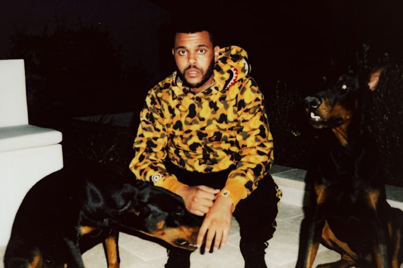 더 위켄드 x 베이프 협업 캡슐 컬렉션 룩북 & 발매일