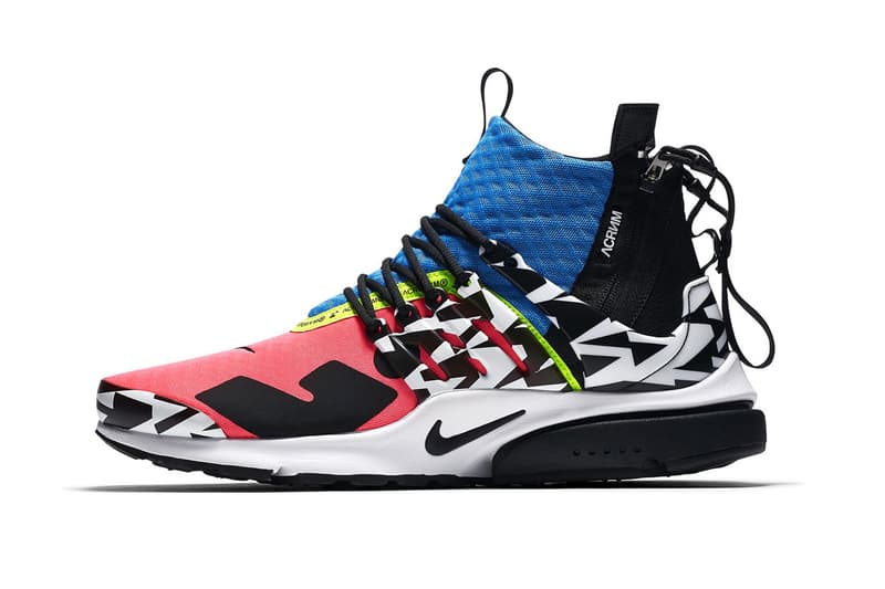 아크로님 나이키 에어 프레스토 미드 가격 발매일 유출