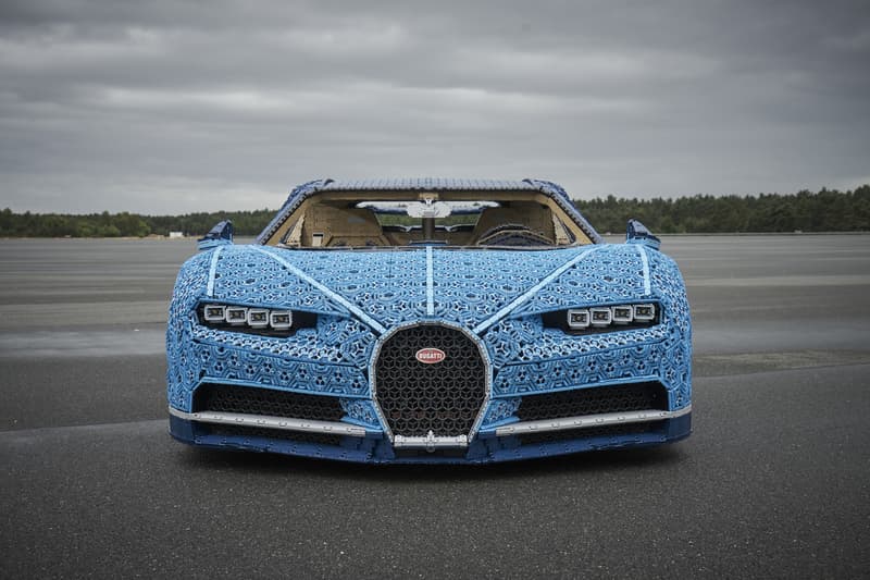 1백만 개 블럭 블록 브릭 실사 크기 레고 부가티 시론