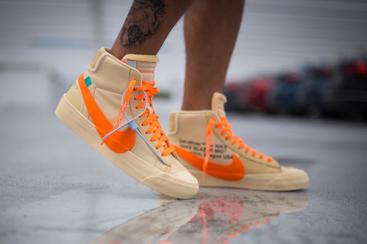 오프 화이트 x 나이키 블레이저 ‘스푸키 팩’ 실착 공개