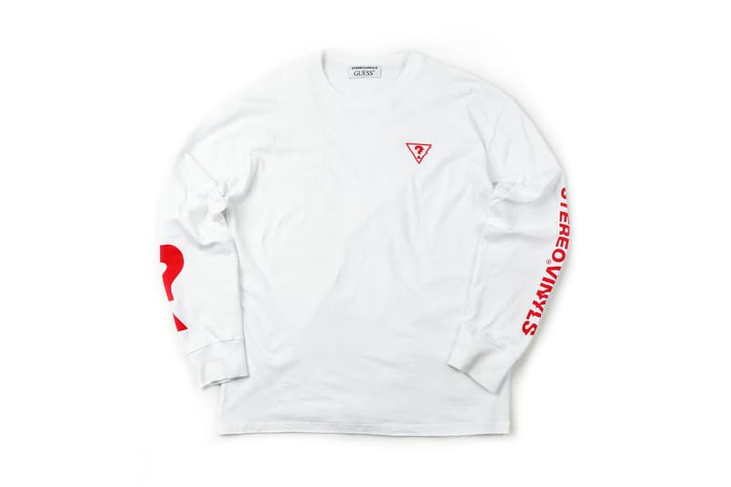 게스 x 스테레오 바이널즈 2018 가을 겨울 협업 제품군