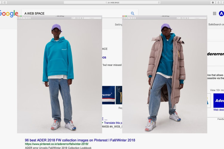 아더에러 2018 FW 'A Web Space' 컬렉션