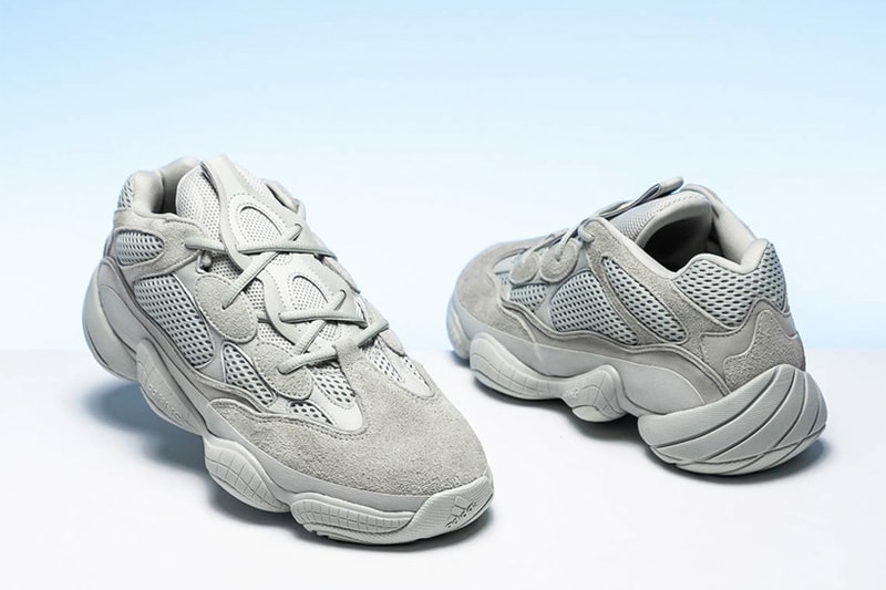 칸예 웨스트의 이지 500 ‘솔트’ 실물 착용 사진 상세 이미지 추가 공개 adidas kanye west yeezy 500 salt