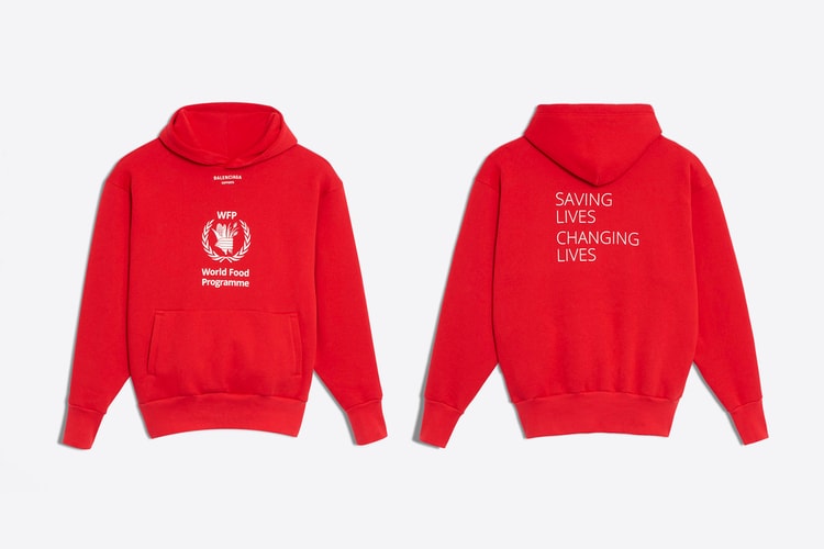 판매 수익의 10%가 기부되는 유엔세계식량계획 x 발렌시아가 캡슐