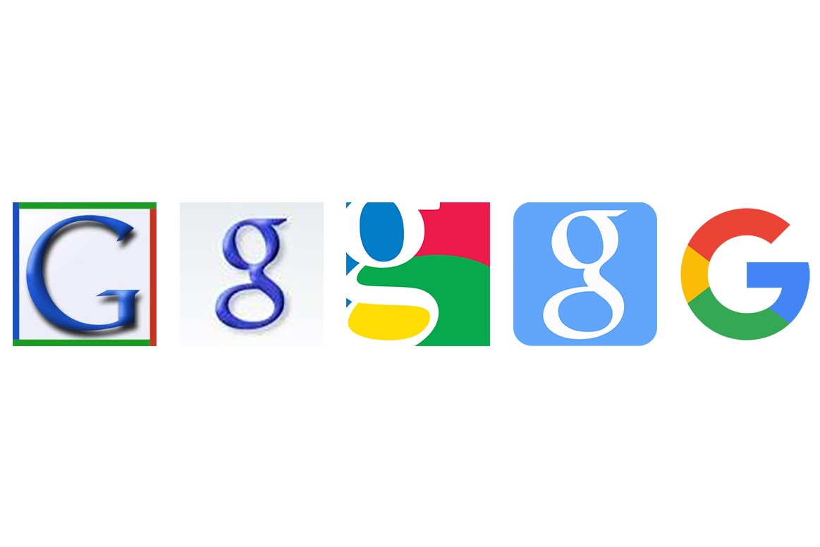 구글 20주년 기념 역대 로고 타임라인 2018