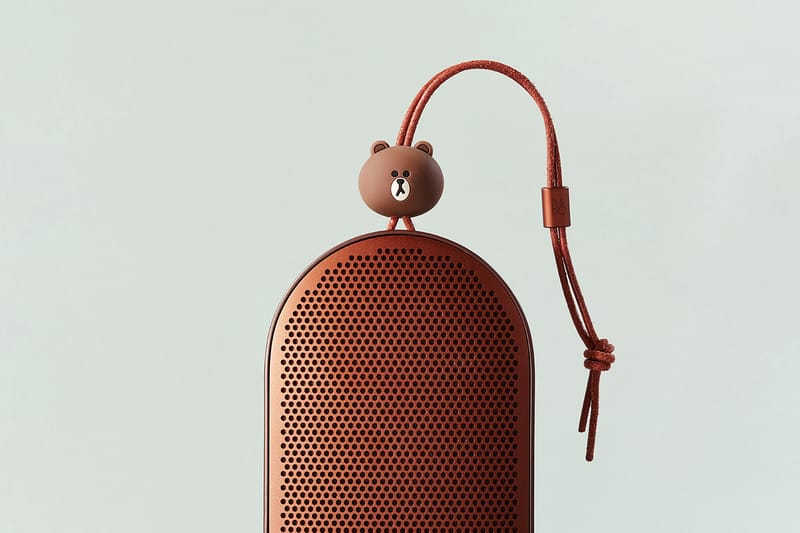 뱅앤올룹슨 x 라인프렌즈 베오플레이 P2 브라운 한정판 스피커