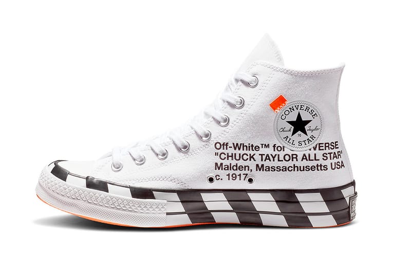 새로운 오프 화이트 x 컨버스 척 70 ‘스트라이프’ 2종 상세 사진