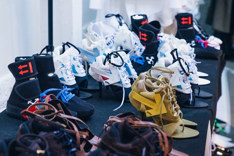 나이키로 물든 오프 화이트의 2019 SS 컬렉션 피팅 현장