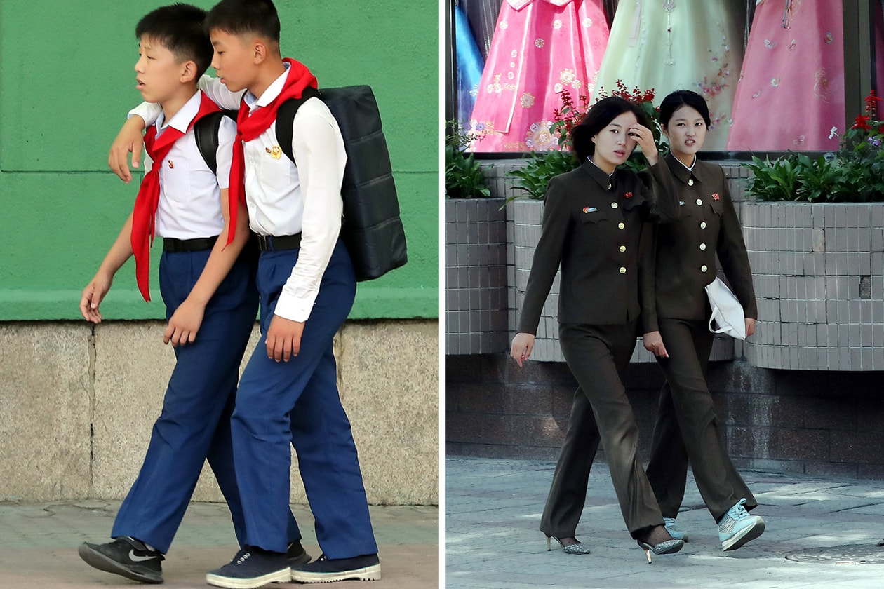 한국 북한 평양 서울 시민 직업 비교 사진