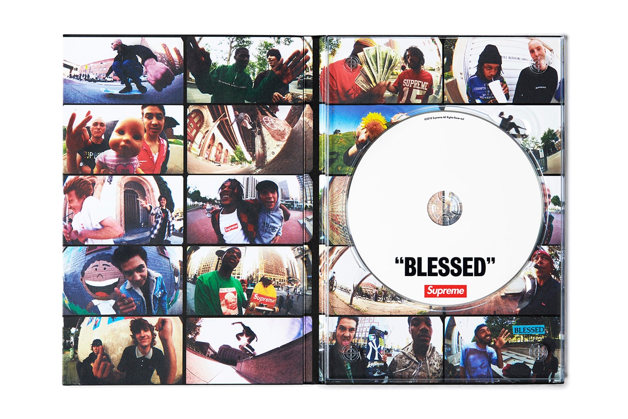 슈프림 스케이트 비디오 <"BLESSED"> DVD 패키지 출시 