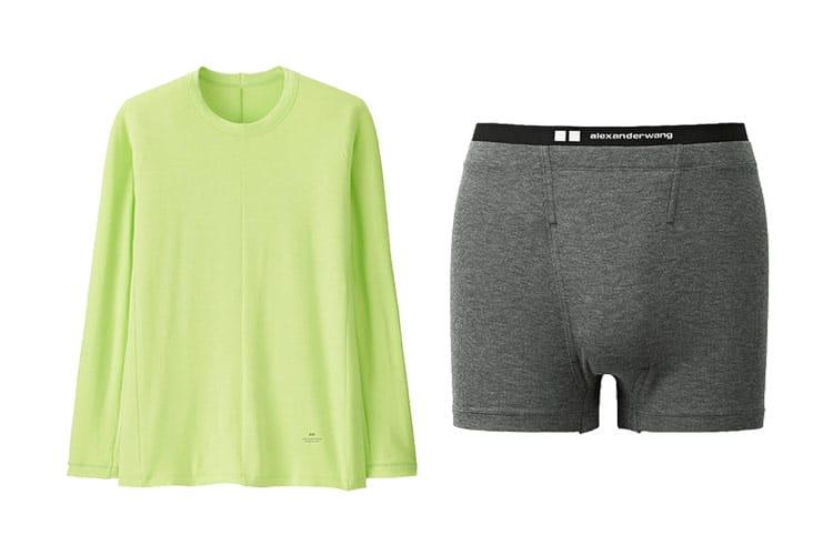 알렉산더 왕 x 유니클로 언더웨어 컬렉션, 전 제품 공개
