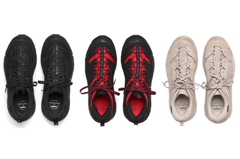 엔지니어드 가먼츠 x 호카 오네 오네 ‘토르 울트라 로우 WP’ 최초 공개 사진 이미지 engineered garments hoka one one tor ultra low wp