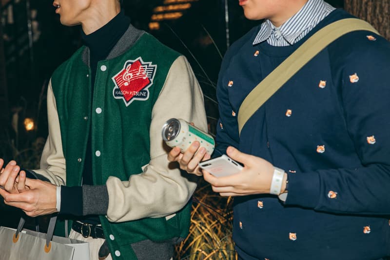 메종 키츠네 서울 플래그십 오픈 파티 2018 가을 maison-kitsune-seoul-flagship-streetsnaps