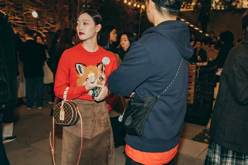 메종 키츠네 서울 플래그십 오픈 파티 2018 가을 maison-kitsune-seoul-flagship-streetsnaps