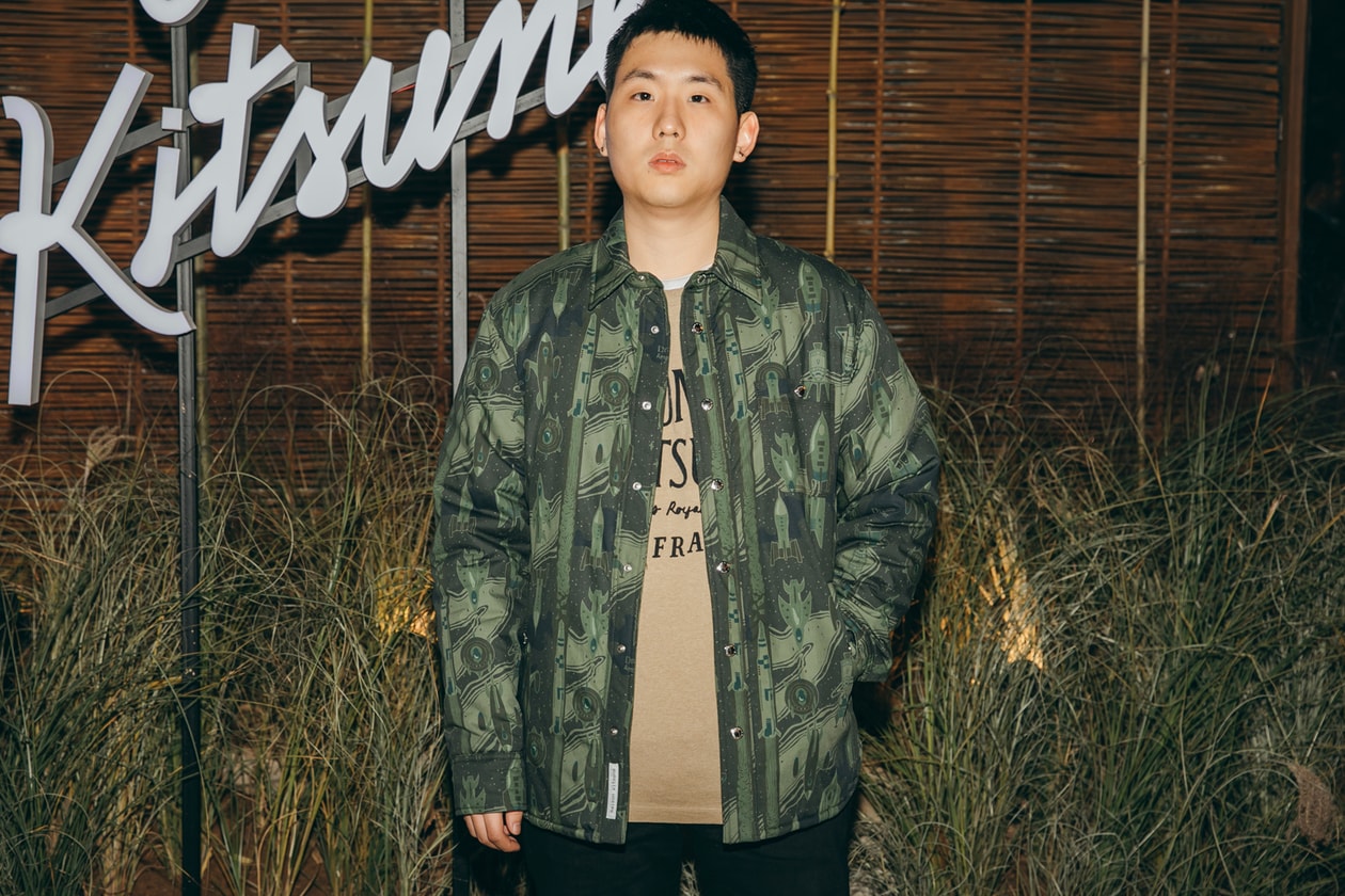 메종 키츠네 서울 플래그십 오픈 파티 2018 가을 maison-kitsune-seoul-flagship-streetsnaps