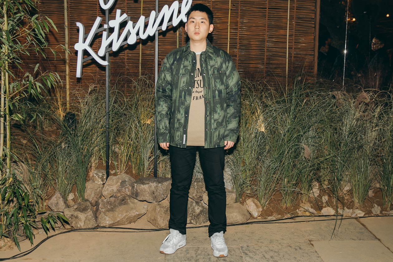 메종 키츠네 서울 플래그십 오픈 파티 2018 가을 maison-kitsune-seoul-flagship-streetsnaps