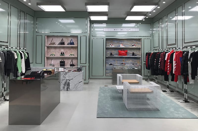 오프 화이트의 첫 지방 매장 들여다보기