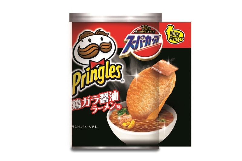 일본 에이스쿡 컵라면 프링글스 맛