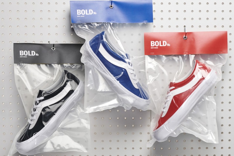 반스 bold ni 디자인 어셈블리 컬렉션 가격 블랙 블루 레드