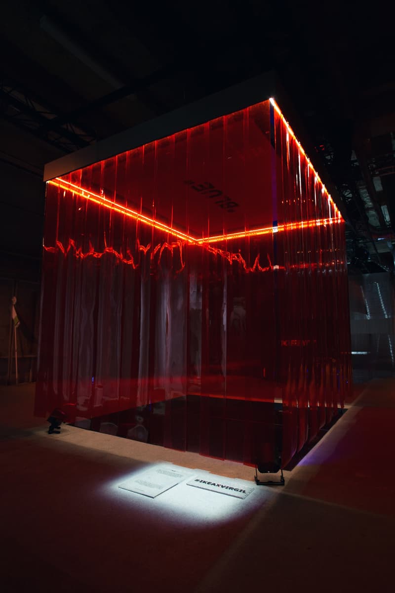 버질 아블로의 이케아 협업 파리 팝업 현장 2018