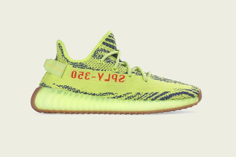 이지 부스트 350 V2 '세미 프로즌 옐로' 재출시