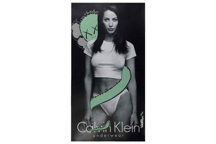1억 5천만 원에 팔린 카우스의 캘빈클라인 광고 프린트