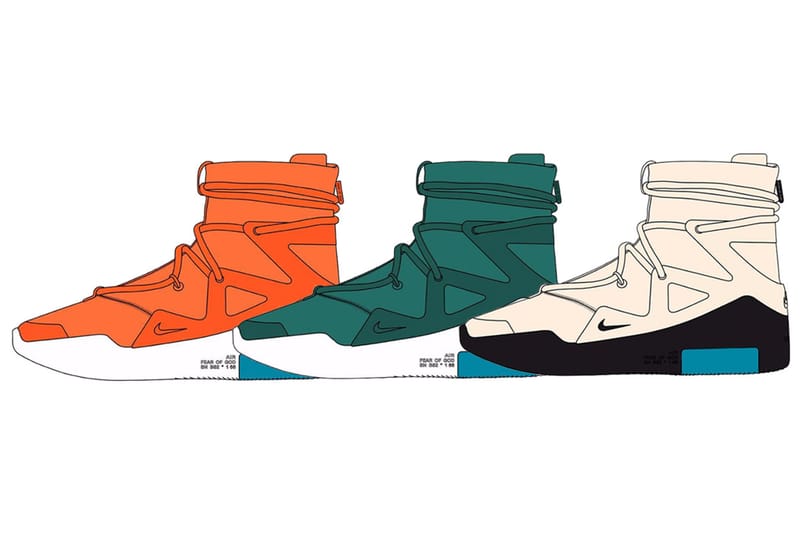 나이키 에어 피어 오브 갓 2019 SS 색상 유출