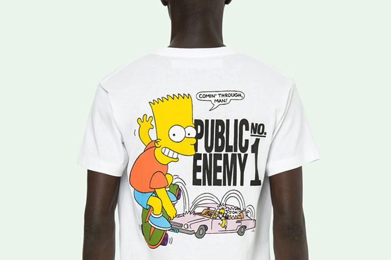 버질 아블로의 오프 화이트 2019 SS 컬렉션 & 소셜 스터디즈 뉴욕 한정판 티셔츠