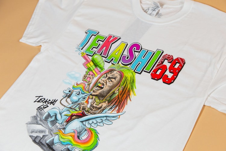 미고스, 식스나인 등의 '카툰' 티셔츠 굿즈 컬렉션