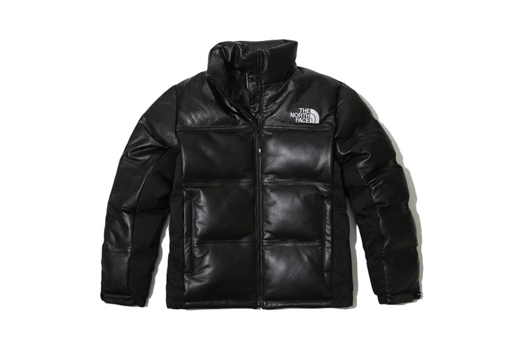 재입고된 노스페이스 한정판 가죽 눕시 다운 재킷 2종