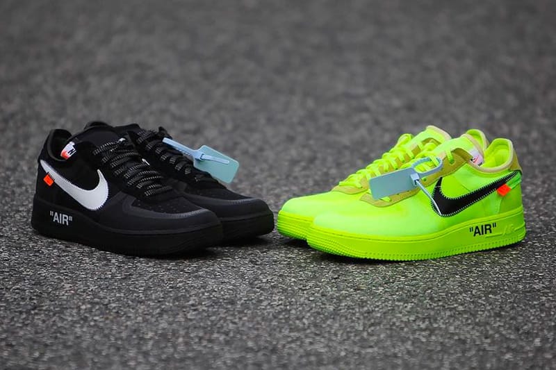 12월에 발매하는 오프 화이트 x 나이키 '에어 포스 1' 2종 들여다보기